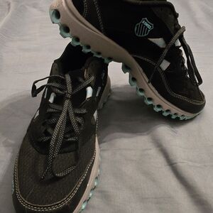 Black and Blue Women's Athletic Shoes